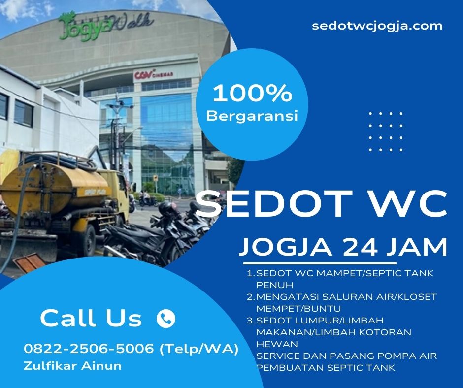 Sedot WC Jogja 24 Jam Melayani di Jogja Walk